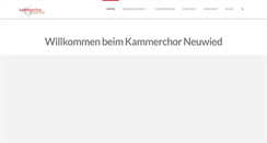 Desktop Screenshot of kammerchor-neuwied.de
